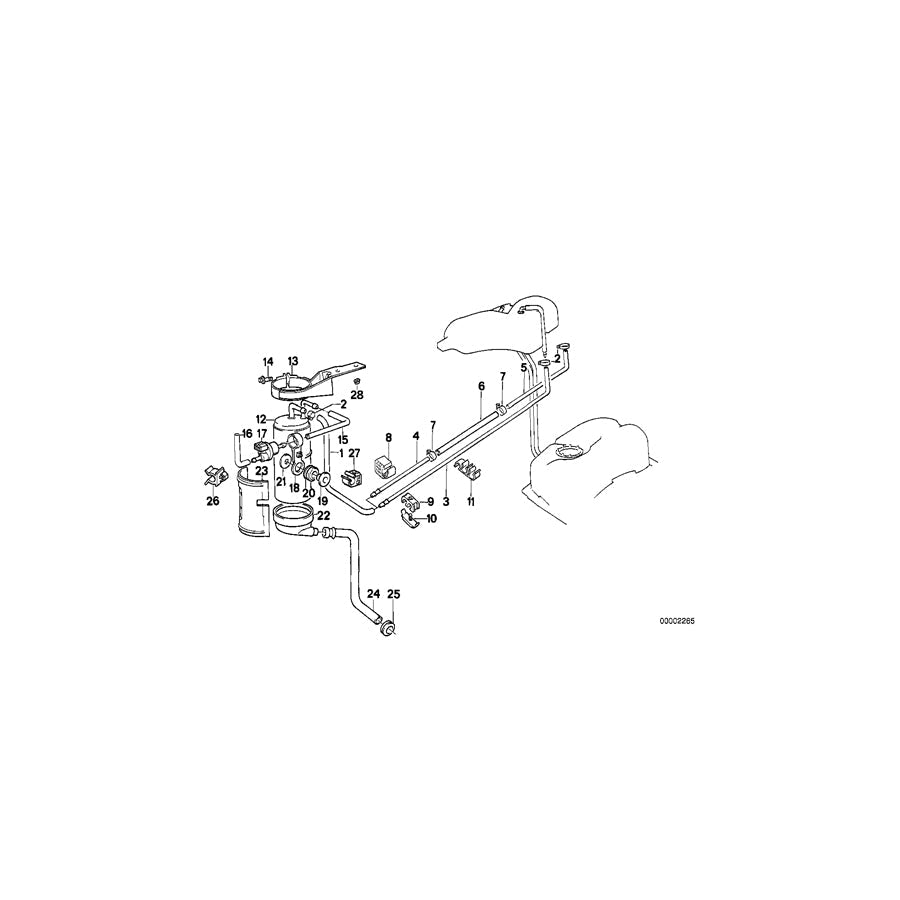 Genuine BMW 13901716097 Sleeve (Inc. 735iL, 735i & 750iL)