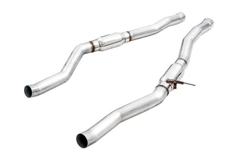 AWE Tuning 2020 Toyota Supra A90 Resonated Touring Edition Exhaust - 5in Chrome Silver Tips