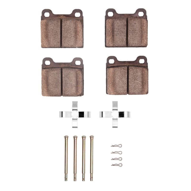 DFC 73-80 Audi Fox Front 5000 Advanced Semi Metallic Brake Pads and Hardware Kit