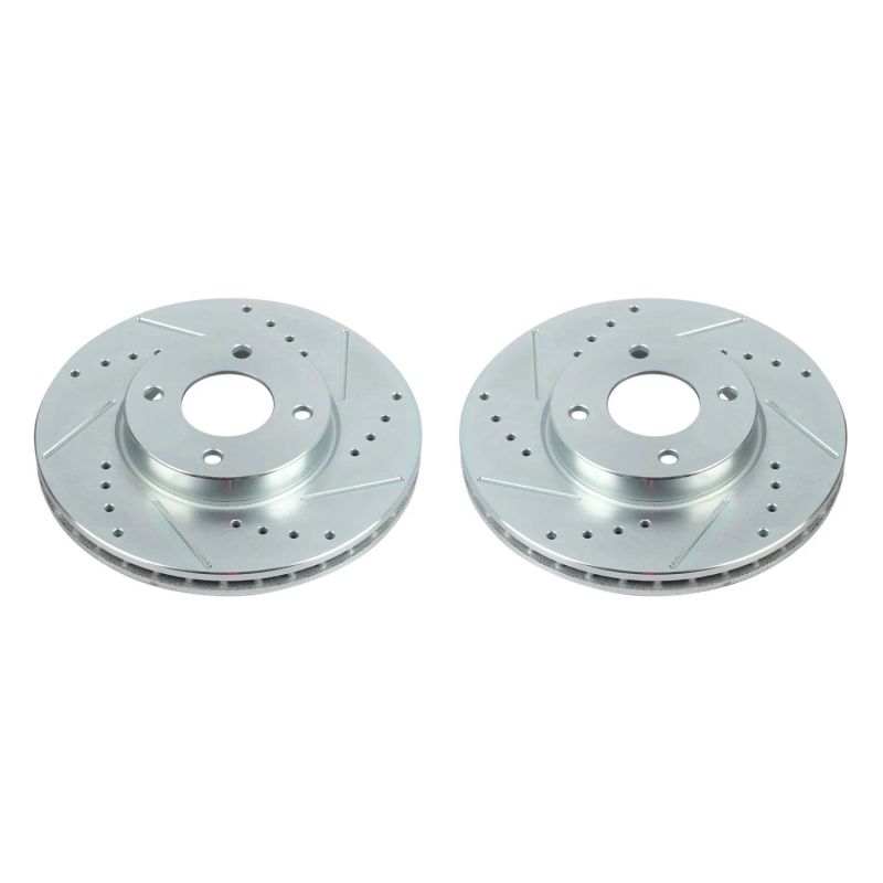 PowerStop Power Stop 18-19 Nissan Kicks Front Evolution Drilled & Slotted Rotors - Pair