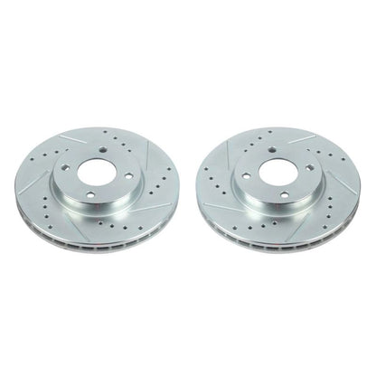 PowerStop Power Stop 18-19 Nissan Kicks Front Evolution Drilled & Slotted Rotors - Pair