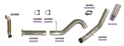 Diamond Eye Performance Diamond Eye KIT 5in DPF-BACK Single w/ TDP AL 07.5-10 Chevy/GMC 6.6L Duramax 2500/3500