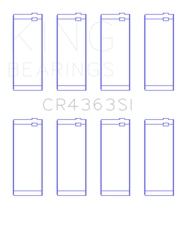 King Engine Bearings GM 134 DOHC Ecotec 2.2L Connecting Rod Bearings - (Set of 4)