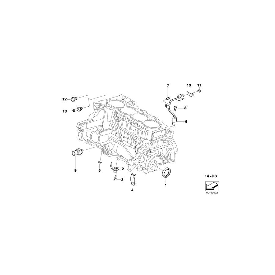 Genuine BMW 11427791848 R50 Screw M6X12 (Inc. One D)