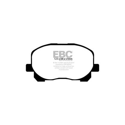 EBC PD40K1807 Toyota Avensis Verso Ultimax Pad & Plain Disc Kit - Sumitomo Caliper 2 | ML Performance UK Car Parts