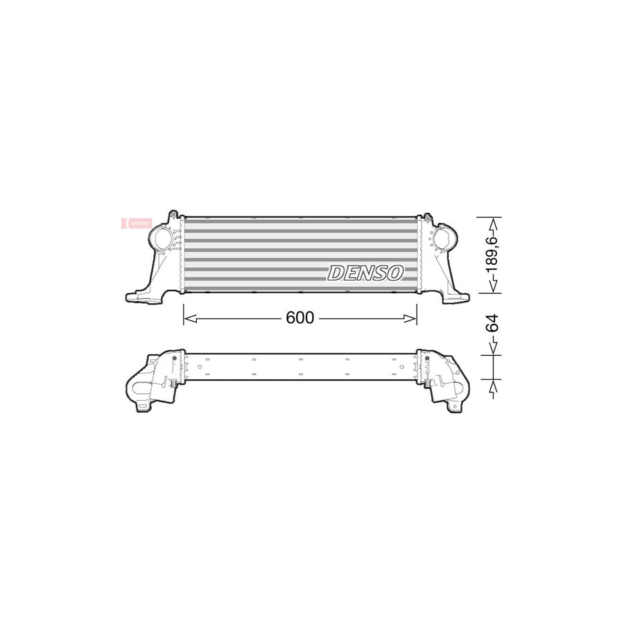 DENSO DIT12004 Intercooler for Iveco Daily