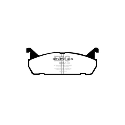 EBC PD11KR549 Mazda Greenstuff Rear Brake Pad & GD Disc Kit - Akebono Caliper (Inc. Mazda 323 & MX5 Mk1) 2 | ML Performance UK Car Parts
