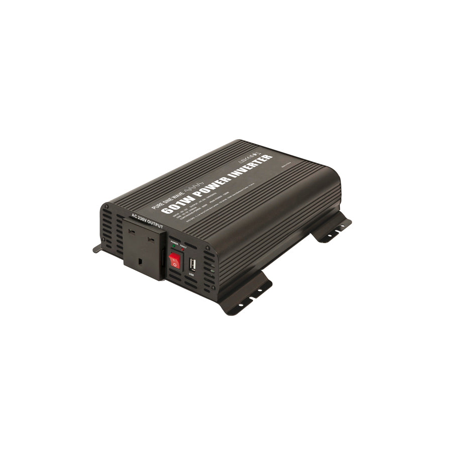 Gys 067349 Power Inverter Psw 601W - 12V - Remote Control On/Off - Uk Charger Accessories