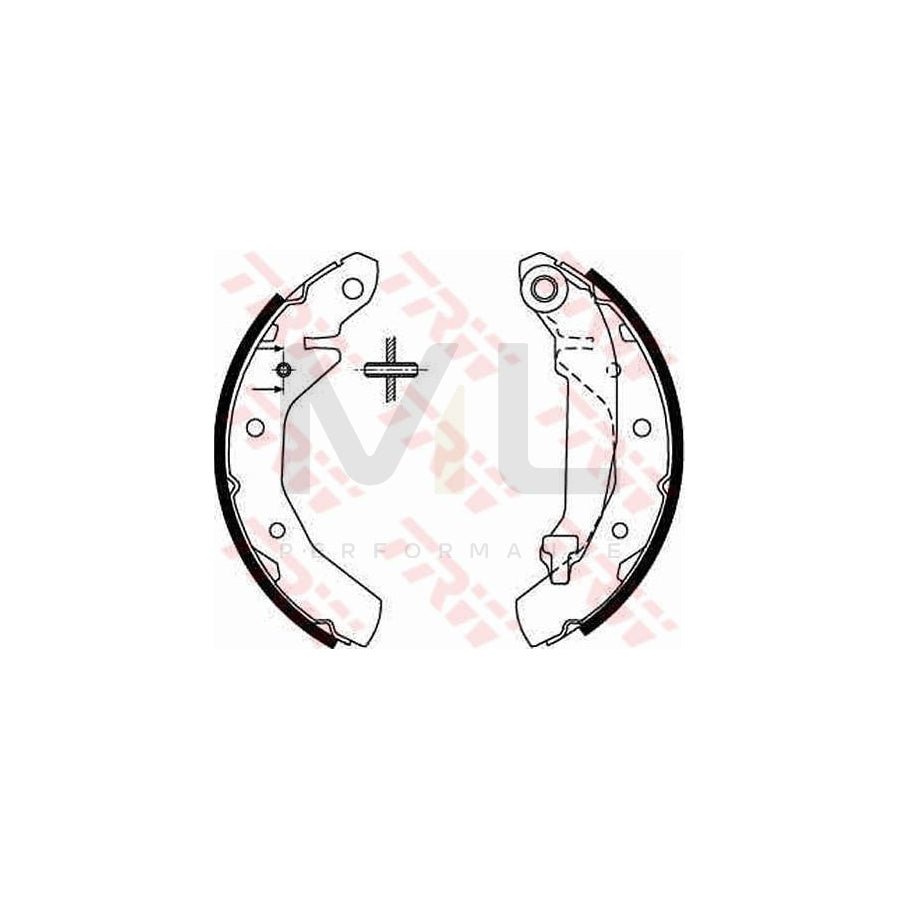 TRW GS8645 Brake Shoe Set