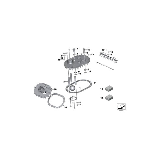 Genuine BMW 16008420148 Supporting Plate AC-AC-085 (Inc. M6 GT3)
