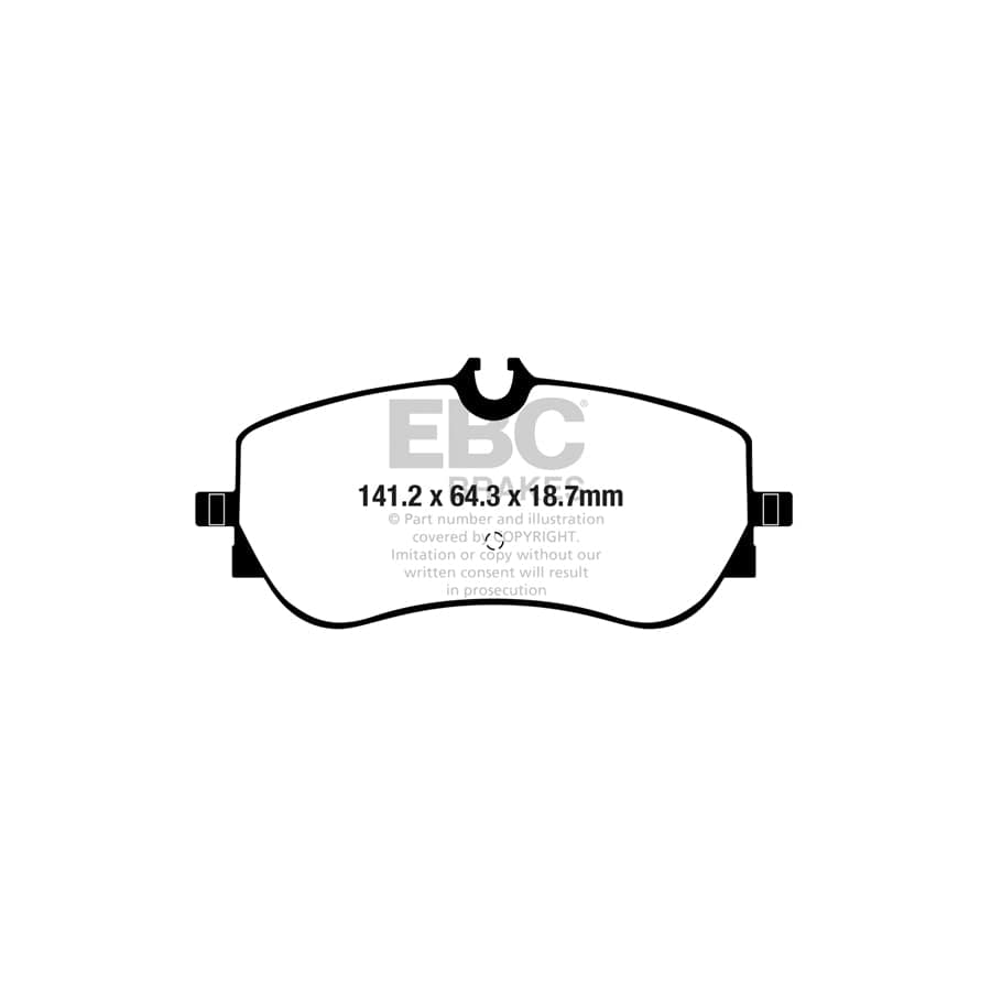 EBC PD40K2227 VW Amarok Ultimax Pad & Plain Disc Kit 3 | ML Performance UK Car Parts