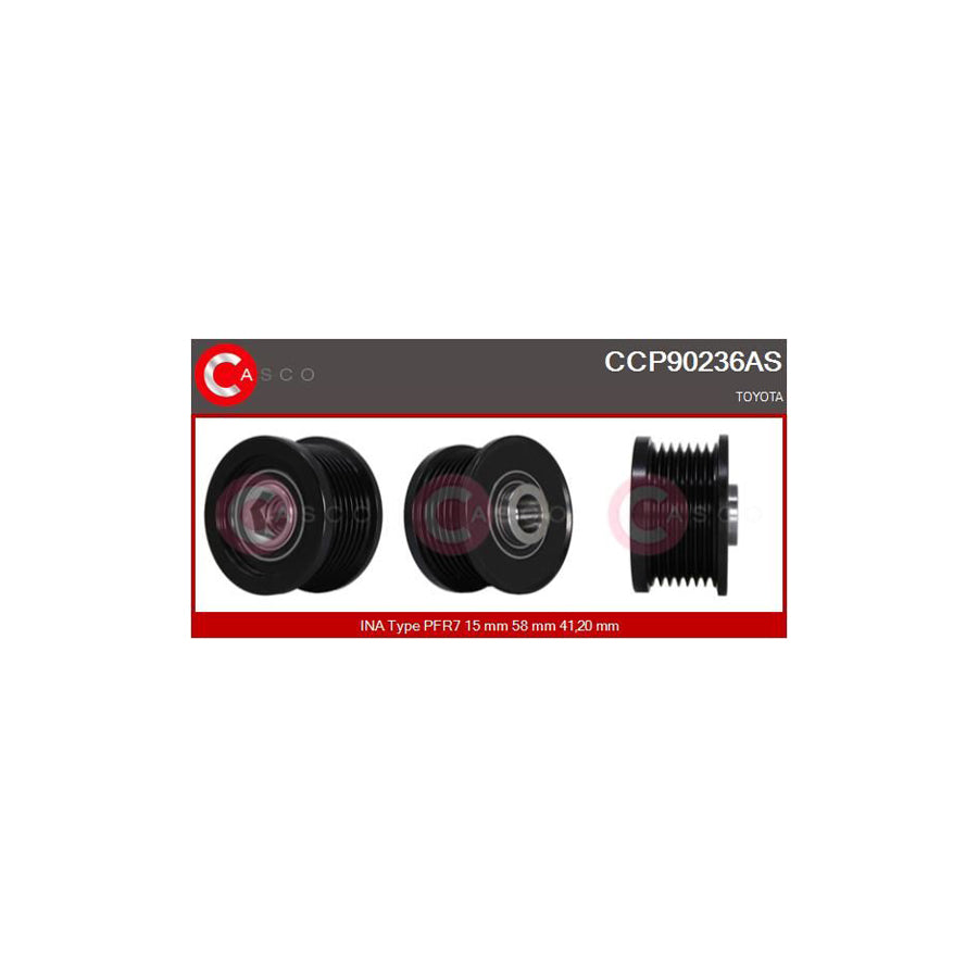 Casco Ccp90236As Pulley, Alternator