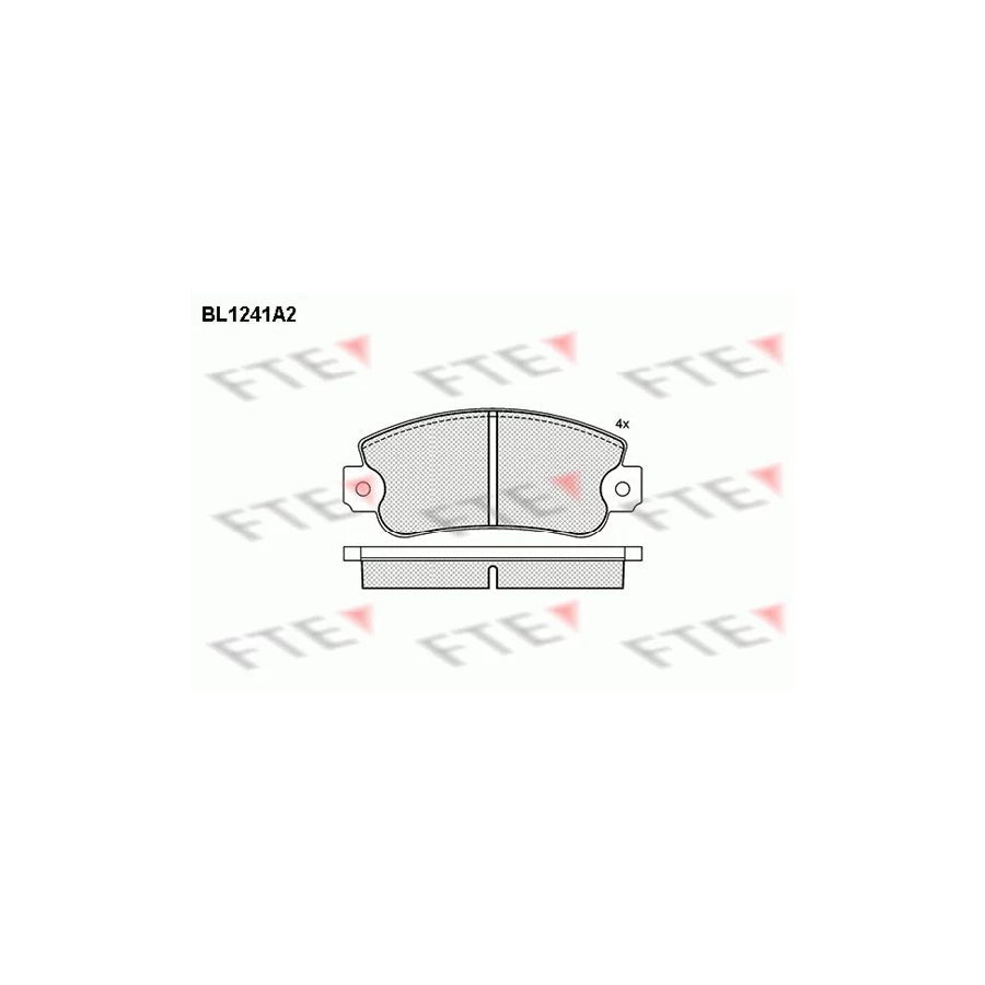 FTE Bl1241A2 Brake Pad Set for Alfa Romeo 33
