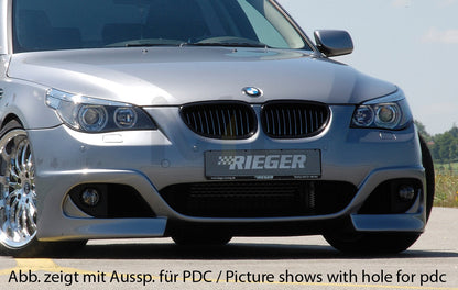 Rieger 00053612 BMW 5 Series E60 E61 Front Bumper 1 | ML Performance UK Car Parts