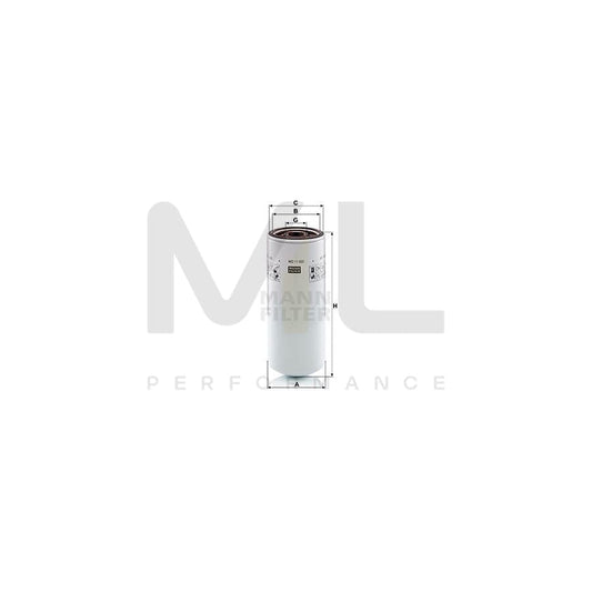 MANN-FILTER WD 11 005 Oil Filter Spin-on Filter