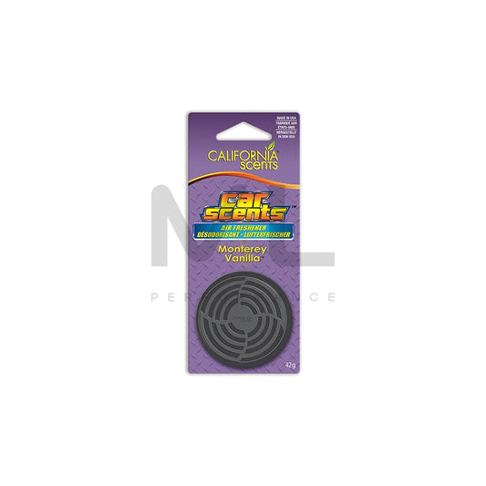 California Scents Car Air Freshener - Monterey Vanilla