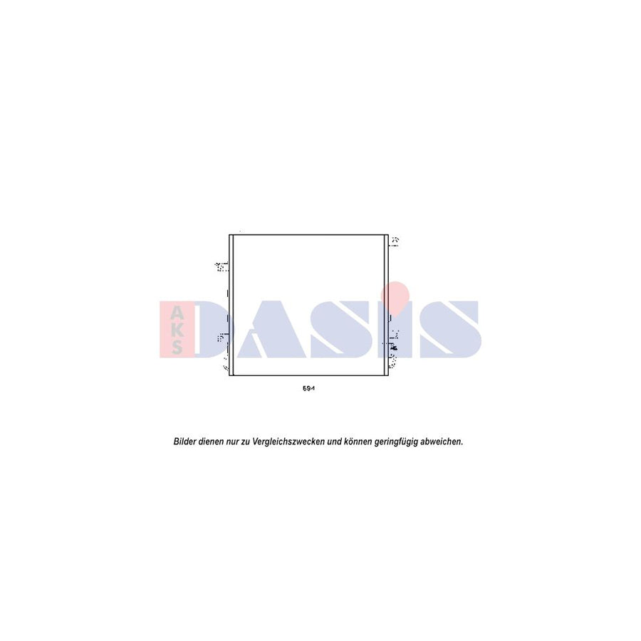 AKS Dasis 522071N Air Conditioning Condenser