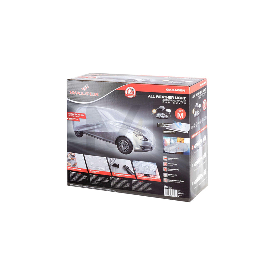 WALSER All Weather Light 31082 Car cover M 165x432 cm, Grey