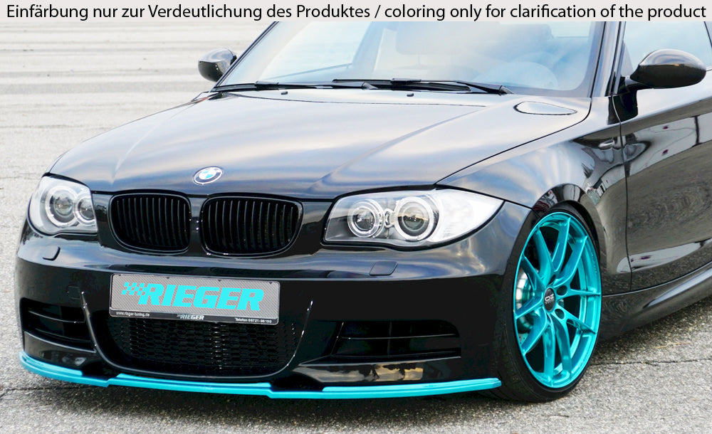 Rieger 00035044 BMW E82 E88 Front Splitter 4 |ML Performance UK Car Parts