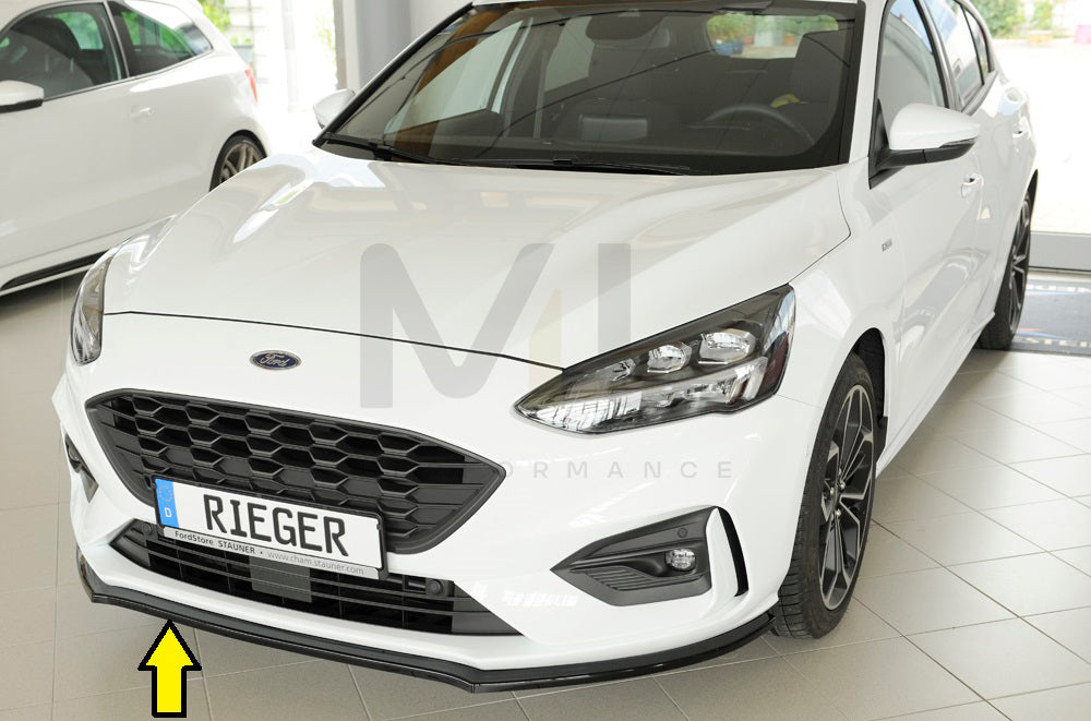 Rieger 00088190 Ford DEH Focus 4 Front Splitter (Inc. Focus 4 ST) 4 | ML Performance UK Car Parts