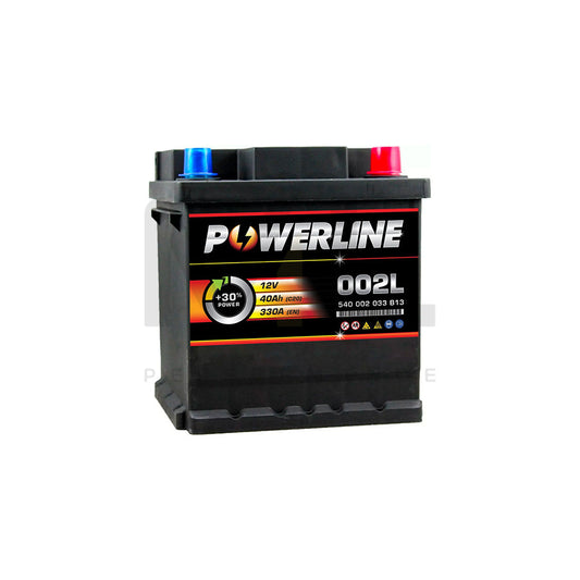 Powerline 002L / 202 Car Battery 12V 40Ah