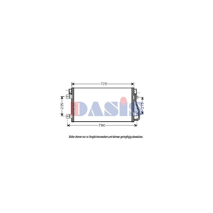 AKS Dasis 182027N Air Conditioning Condenser
