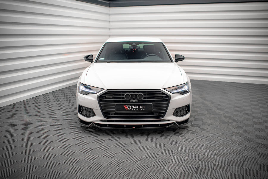 Maxton Design Audi A6 C8 Front Splitter V.2