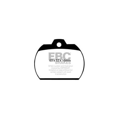 EBC DP184 VW Beetle Type 14 Ultimax Front Brake Pads (Inc. Beetle & Karmann Ghia) 2 | ML Performance UK Car Parts