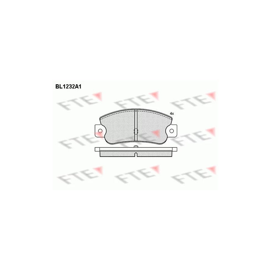 FTE Bl1232A1 Brake Pad Set