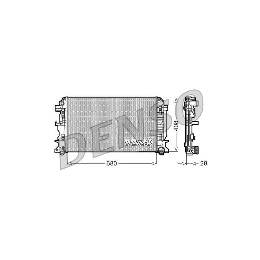 DENSO DRM17009 Engine Radiator