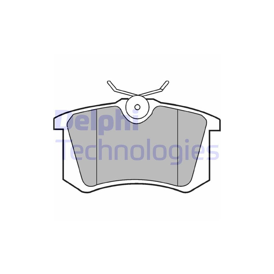 Delphi Lp2255 Brake Pad Set