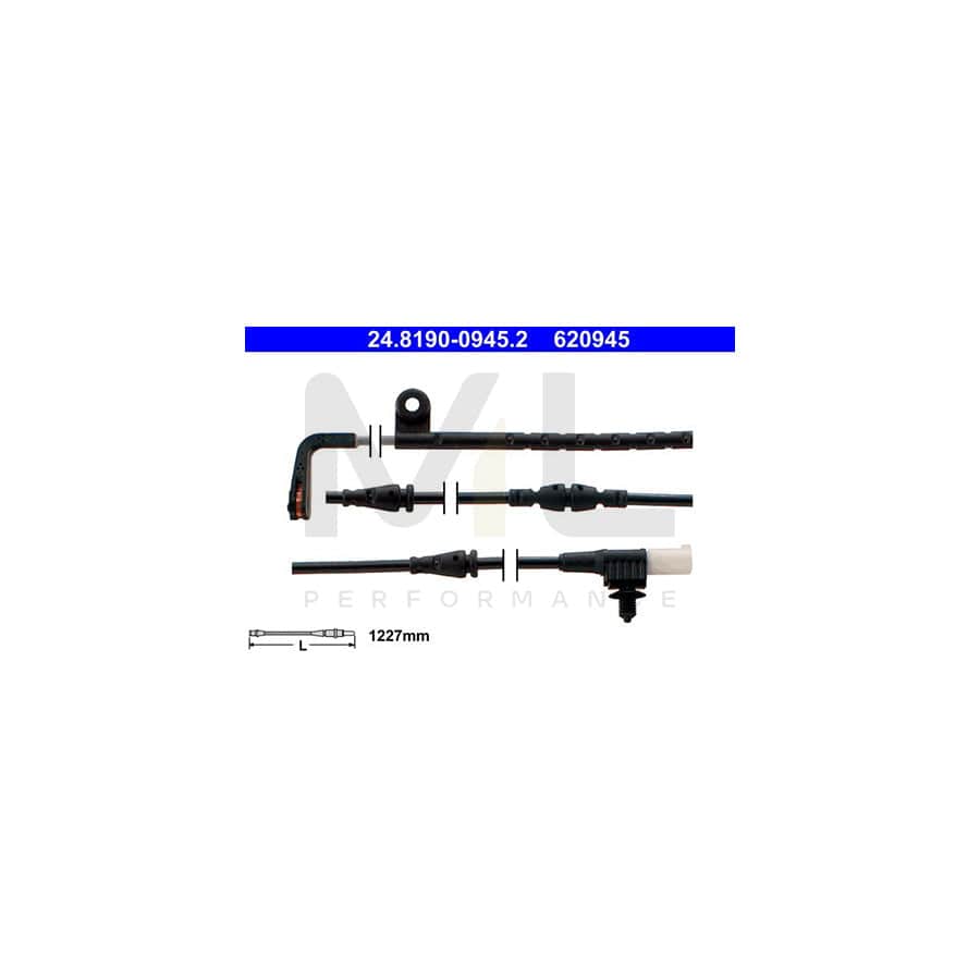 ATE 24.8190-0945.2 Brake pad wear sensor for LAND ROVER Range Rover Sport (L320)