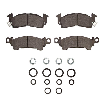 R1 Concepts R1 1976-1978 Buick Electra Rear R1 Optimum OE Pads & Hardware Kit