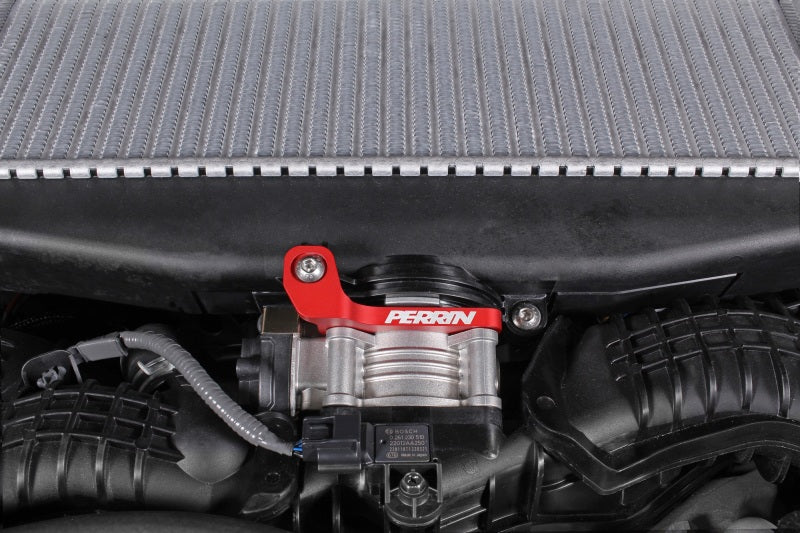 Perrin Performance PERRIN 22-26 Subaru WRX / 19-25 Ascent / 20-25 Outback & Legacy Turbo TMIC Bracket - Red