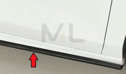 Rieger 00088192 Ford DEH Focus 4 Side Skirt Splitter (Inc. Focus 4 ST) 1 | ML Performance UK Car Parts