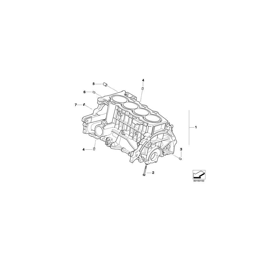 Genuine BMW 11427791058 R50 Oil Spraying Nozzle (Inc. One D)