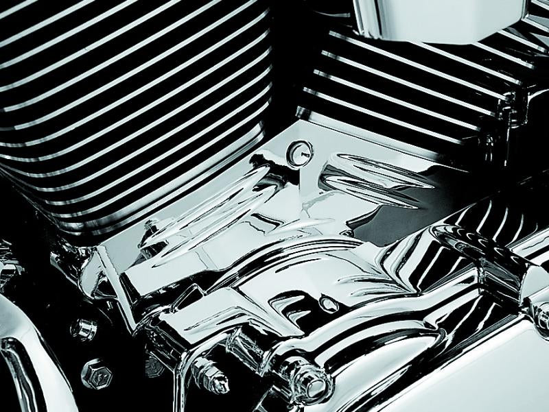 Kuryakyn Twin Cam Cylinder Base Cover 99-06 Chrome