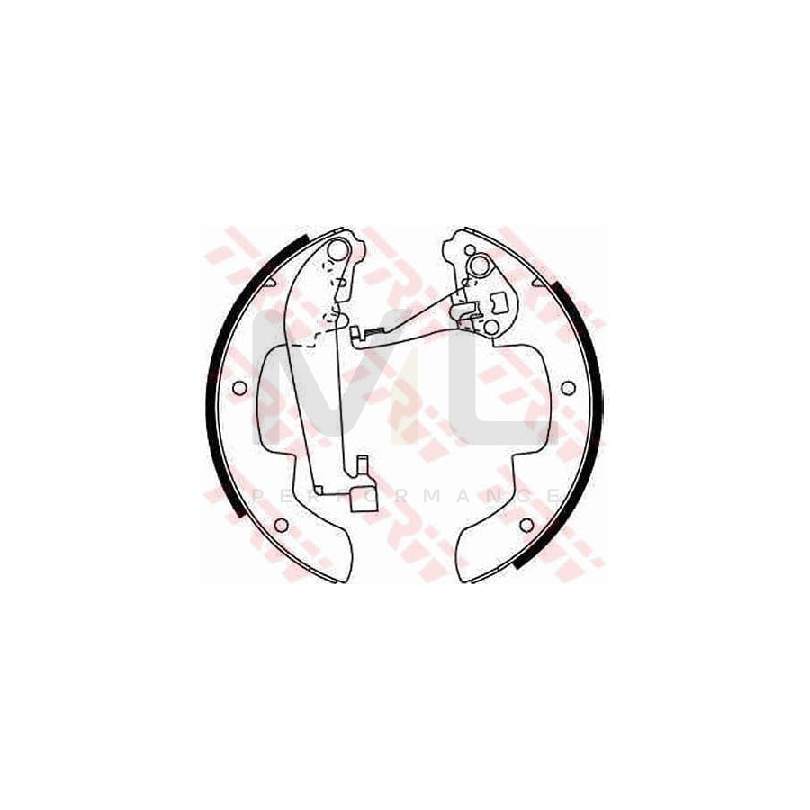TRW GS6216 Brake Shoe Set