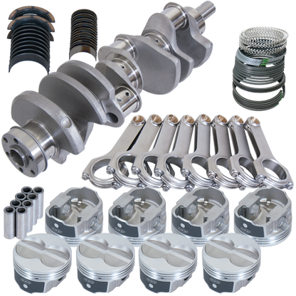 Eagle Ford 351W 4.000in Crank 6.200in H-Beam -11cc Flat Top 4.000in Pistons Rotating Assembly