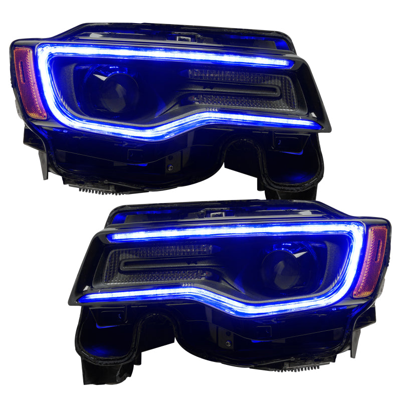 ORACLE Lighting Oracle 1421 Jeep Grand Cherokee Dynamic Headlight DRL Upgrade Kit ColorSHIFT Dynamic