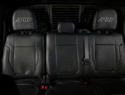 PRP Seats PRP 12-14 Ford Raptor  Rear Bench Seat Covers- Black with Silver Stitch