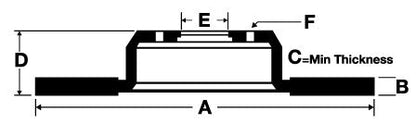 TAROX 0553 Rear 300x10.0mm Brake Discs