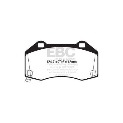 EBC PD01KF1928 Abarth Mazda Greenstuff Front Brake Pad & Plain Disc Kit  - Sumitomo Caliper (Inc. 124 Spider & MX5) 2 | ML Performance UK Car Parts