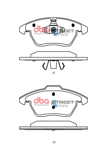 DBA 13-24 Scion FR-S (w/292mm Front Rotor) Front Street Series Brake Pads