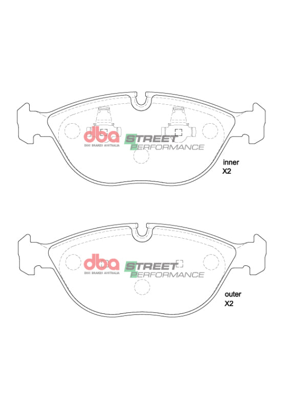 DBA 04-06 Audi TT Quattro 3.2L SP Performance Front Brake Pads