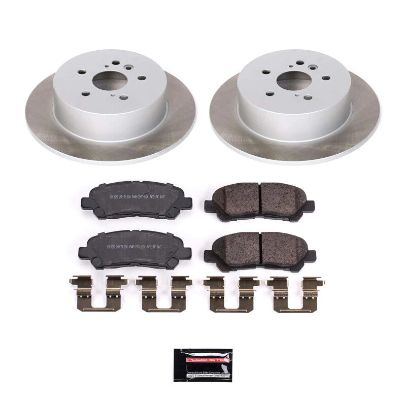 PowerStop Power Stop 08-13 Toyota Highlander Rear Semi-Coated Rotor Kit
