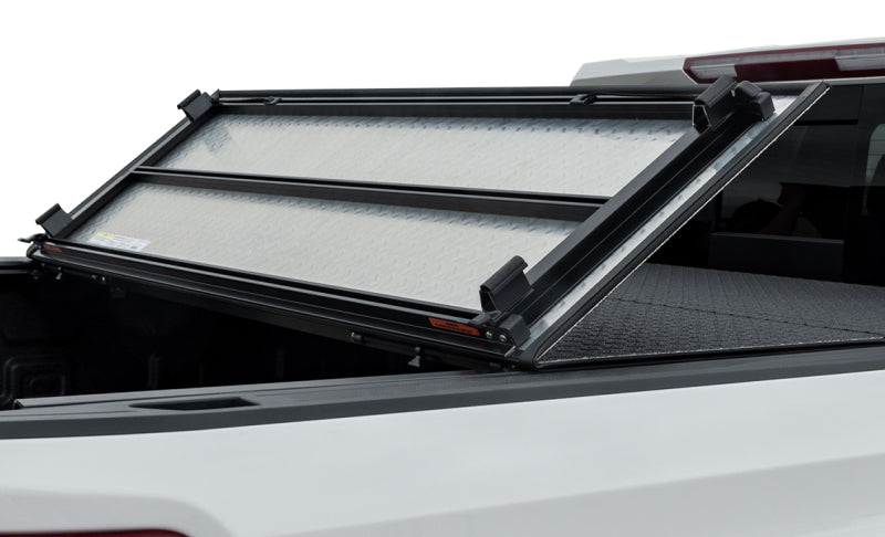 Access LOMAX Pro Series 2024 Toyota Tacoma 5ft Bed Tri-Fold Bed Cover - Black Diamond Mist