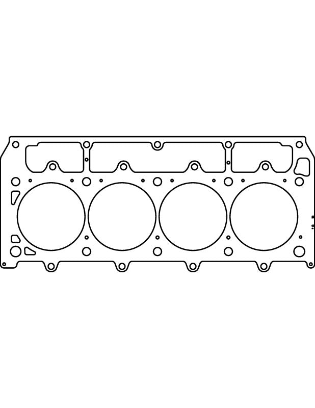 Cometic Gasket Cometic GM LSX Gen-4 Small Block V8 .060in MLX Cylinder Head Gasket - 4.200in Bore - RHS