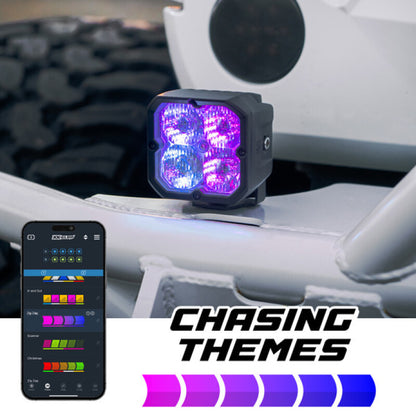 XKGlow XKmax RGBW Addressable Cube Light - Spot Beam