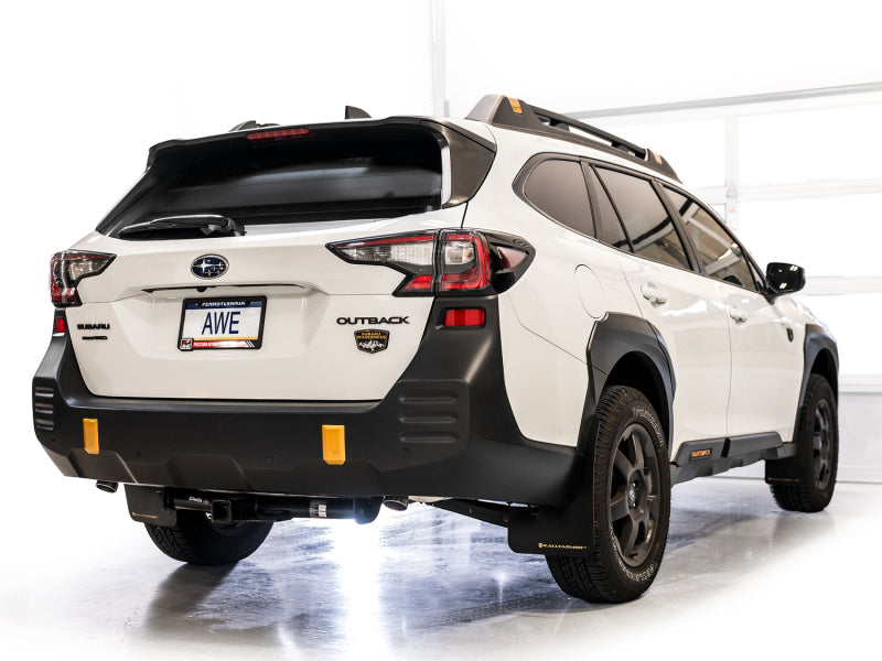 AWE Tuning 20-25 Subaru Outback (Wilderness & XT) 0FG Cat-Back Exhaust w/Dual BashGuards